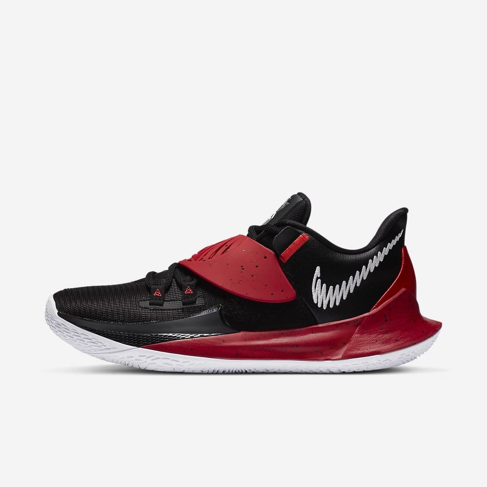 Chaussure De Basket Nike Kyrie Low 3 (Team) Noir 9216-807 Black/University Red/Metallic Silver Femme | WBM-89645842